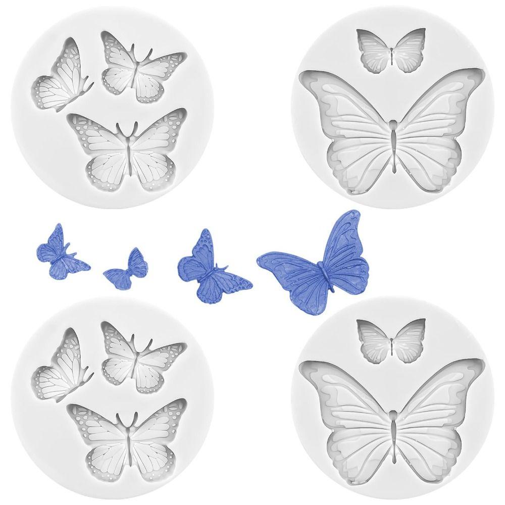 Mini Baking Cake Butterfly Soap Mold High-quality Chocolate Mold  Desserts Decoration