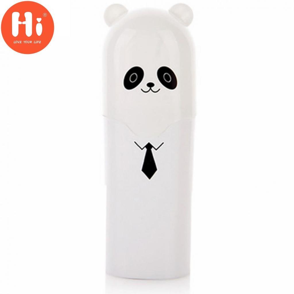 Przenośna szczoteczka podróżna Cute Cartoon Travel Pasta do zębów Ręcznik do przechowywania z pokrywą