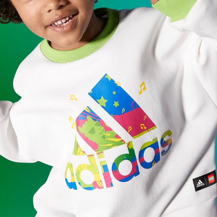 adidas Kids Sweatshirts Crew Neck Moderate HB9877