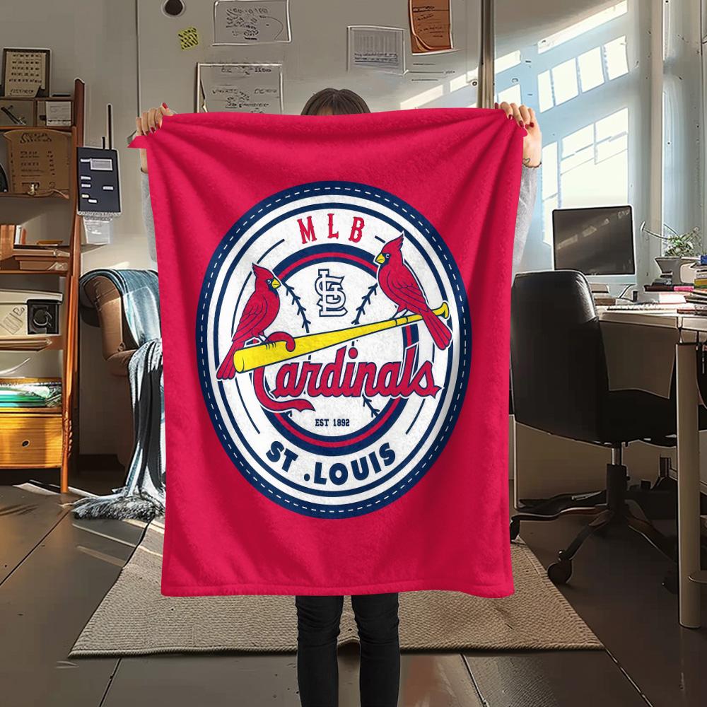 St.Louis Cardinals2 Flannel Blanket, High Quality Comfortable for All Seasons, Home Decor, Warmth and Comfort