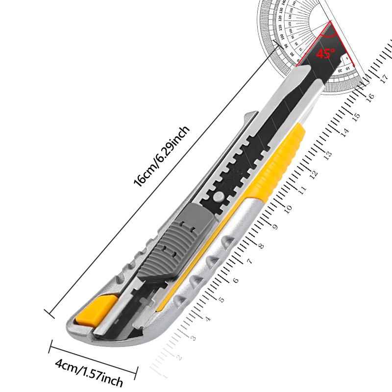 Large Art Knife Large Blade Heavy Stainless Steel Thickened Multi-Purpose Wallpaper Knife Tool Knife Stationery Cutting Supplies
