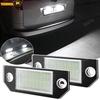 2Pcs LED Number License Plate Light Lamps Accessories For Ford Focus 2 C-MAX MK2 03-08 Car Exterior Lighting Replacement Lights