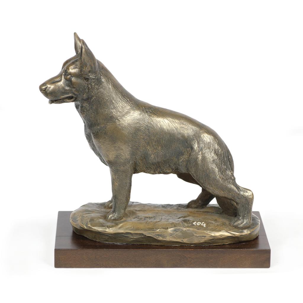 Cane da pastore tedesco, cane lupo alsaziano - statua di cane, figurina per ufficio, trofeo per esposizione canina del marchio Art-Dog