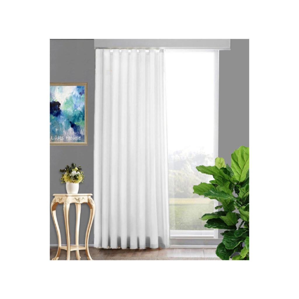 Sunnel Luxus-Set Vorhang, weiße Farbe