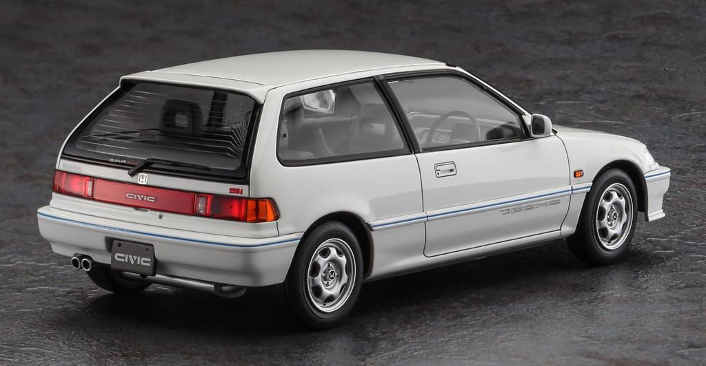Hasegawa Scale Honda Civic Si Plastic Model Kit 20770 1/24 (EF3) (1987) (Car)