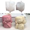 2×Head-Planter Silicone Mold Face Flower Pot Concrete Mold Face Statue Planter Mold Face Flower Vase Epoxy Casting Mold