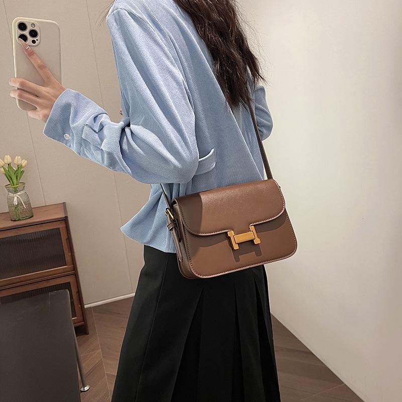 Dámska retro štvorcová crossbody taška - Všestranná jarná taška cez rameno