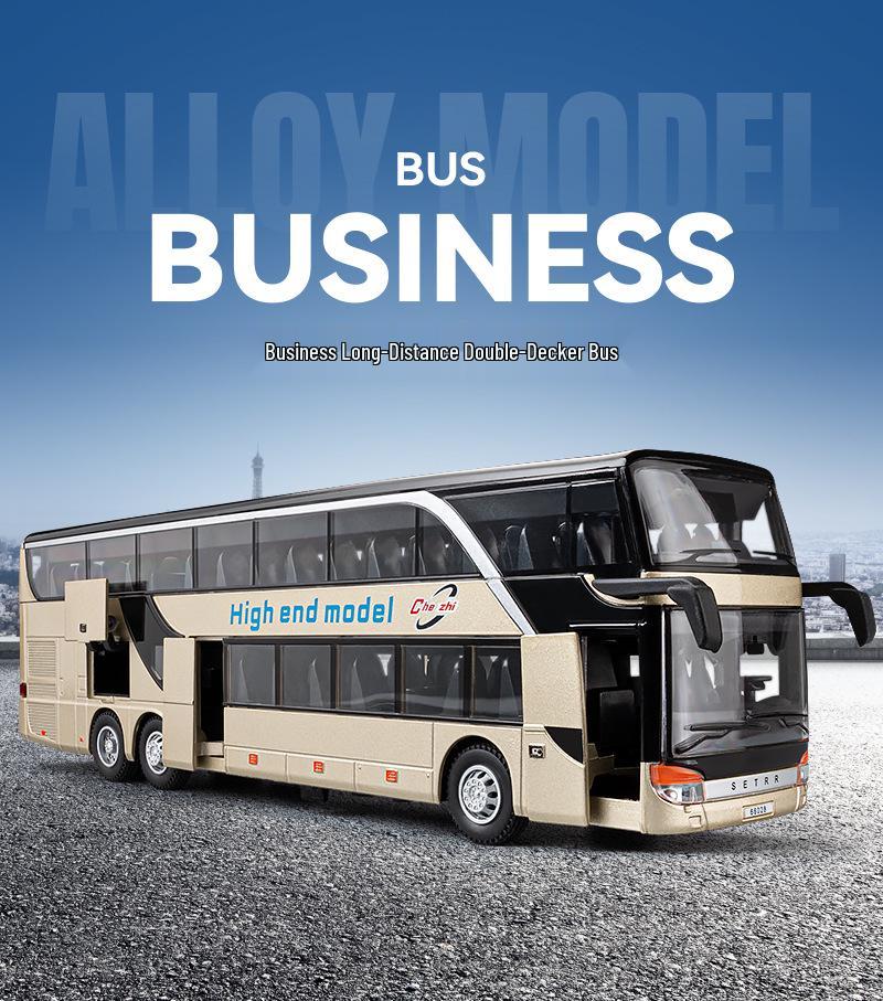 Czh233 Double-Decker City Tour Bus Model with Sound and Light.