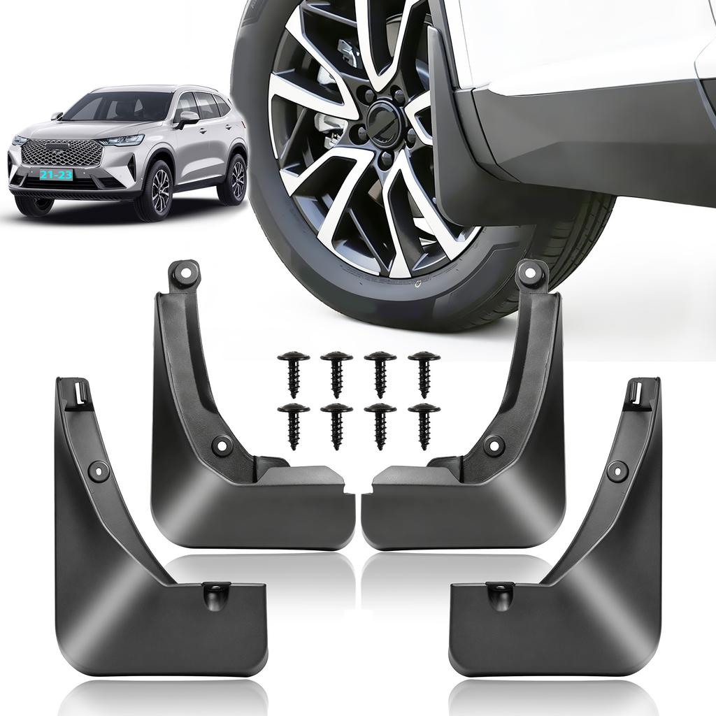 4Pcs For Haval H6 MK3  2021 2022 2023 Splash Guards Mudguard Fender Mudflap Mud Flaps Mud Guards Front Rear Car Accessories