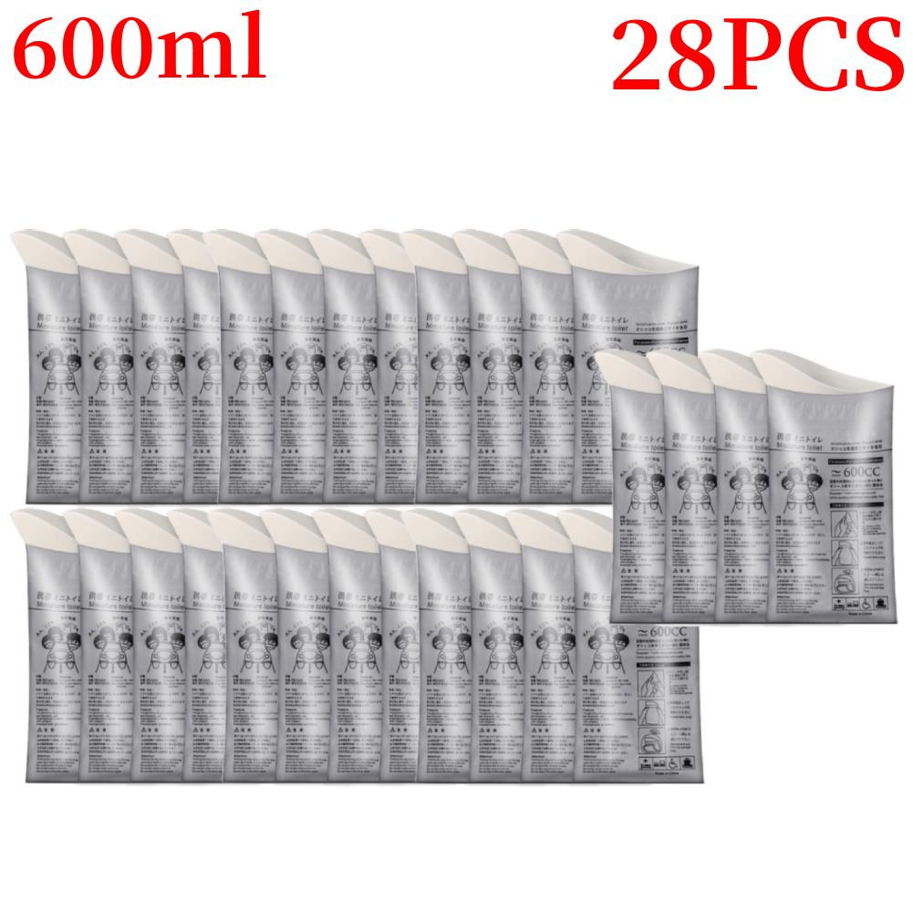 4-32 Stück Tragbare Notfall-Urinalbeutel Outdoor Camping Pinkelbeutel Einweg Reise Erbrochenenbeutel Mobile Toilette für Männer Frauen Kinder