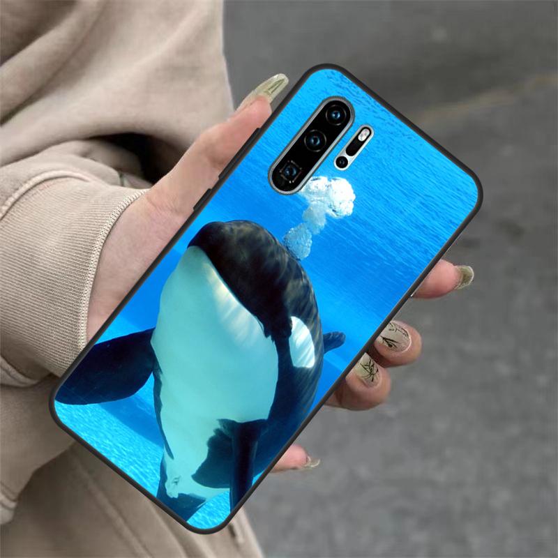 Killer Whale Orca Case For Huawei Nova 9 SE 10 5T 11i 8i 7i 3i Y61 Y91 Y60 Y70 Y90 P20 P40 Lite P30 Pro Cover