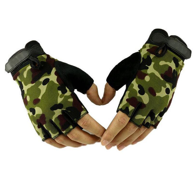 Cycling Gloves Half Finger Children Adult Men Women Anti Slip Breathable Tactical Motorcycle Glove For Sports Shooting Hunting