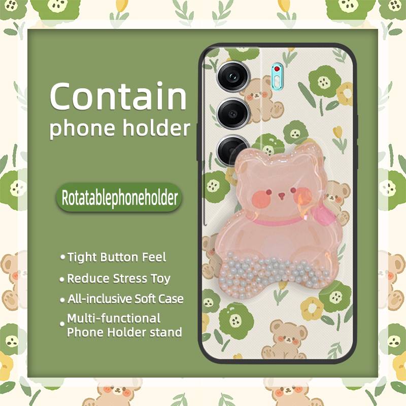 TPU Phone Lens Protection Phone Case For Tecno Camon40 4G/CM5 Waterproof Skin Feel Silicone Back Cover Simplicity Cute