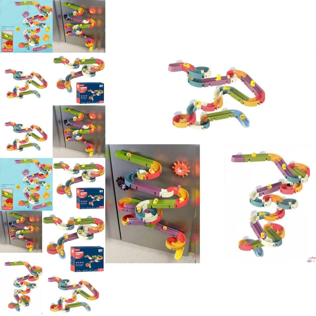 Fun Duck Bathroom Diy Water Track Toy For Kids