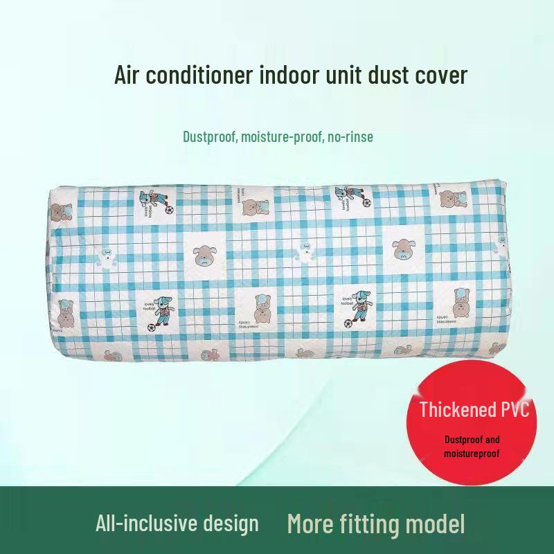 Midea Wall-Mounted PVC Air Conditioner Dust Cover, Thickened, Universal Fit for 1P/2P/3P, Dustproof and Moistureproof.