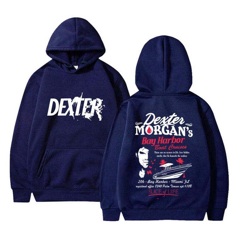 TV Play Dexter Morgan Graphic Hoodie Man Fashion Oversized Streetwear Men Women Casual Vintage Fleece Cotton Hooded Sweatshirt
