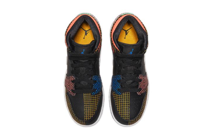 Jordan 1 Mid MMD Cuadrícula Multicolor GS DC4092-001