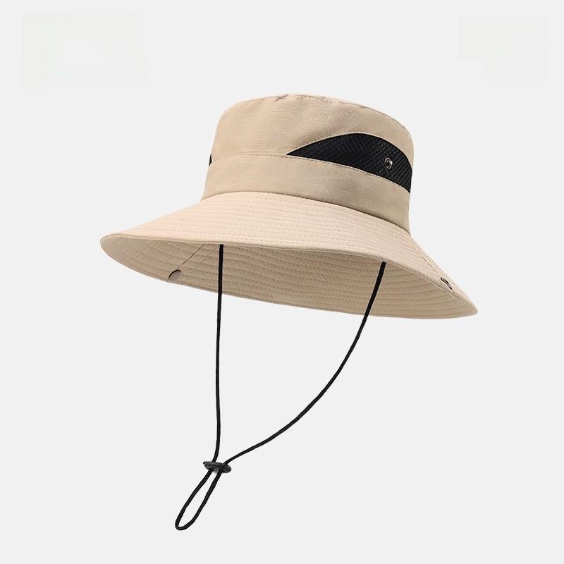 Chapéu de Sol de Verão Com Aba Larga e Design Removível Para Pesca e Caminhada ao Ar Livre