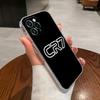 C-R-7 Dark Football Transparent Case For Apple iPhone 18 17 16 15 14 13 12 11 Pro Max 16 Plus 16E 17Air 17Pro Phone Cover Silicone