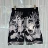 2024 Summer European & American Trend: Men's Casual Digital Print Shirt & Shorts Set