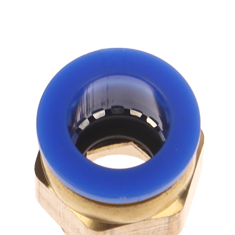 1Pc Pneumatic Air Connector Fitting Pc 4/6/8/10/12/14/16Mm Thread 1/4" 1/8" 3/8" 1/2" 3/4"Hose Fittings Pipe Quick Connectors