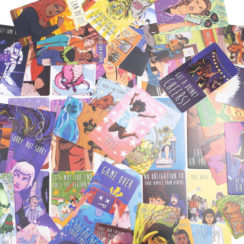 I DON'T CARE Oracle Deck 10.3*6CM Fortune Telling Divination Tarot Card