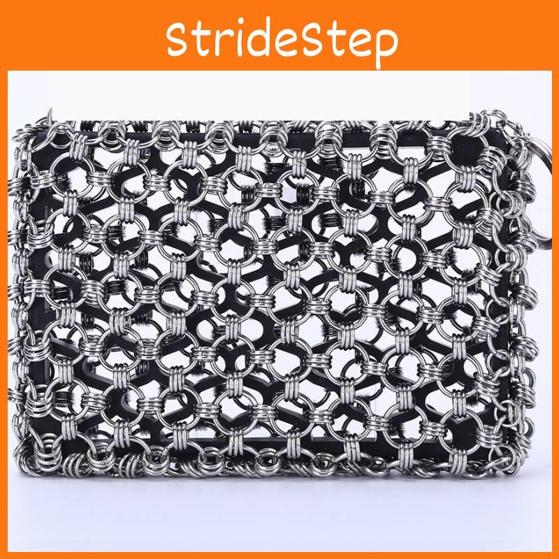 Kitchen Scrubbing Tool With Metal And Silicone For Pots And Pans Cleaning In Home Kitchen