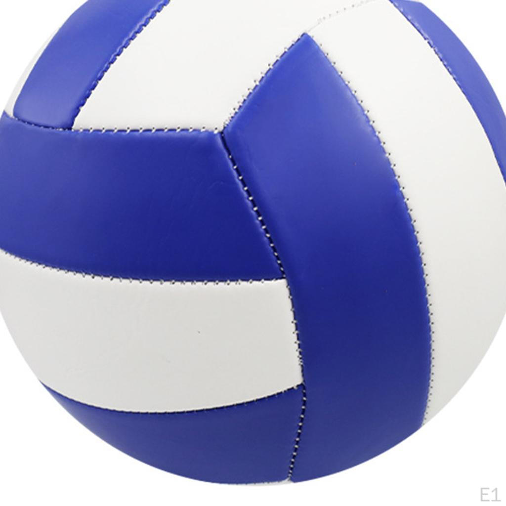 Official Size 5 Volleyball Recreational Rubber Stability PVC Soft for Training Beach Play Children
