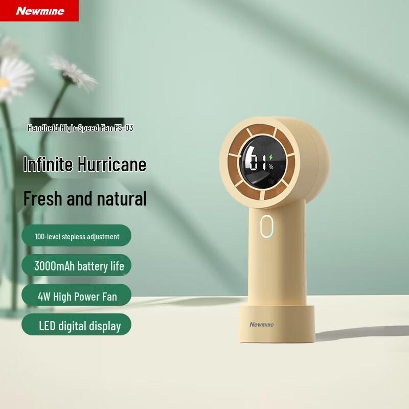 Newman Mini Portable Digital Display Fan