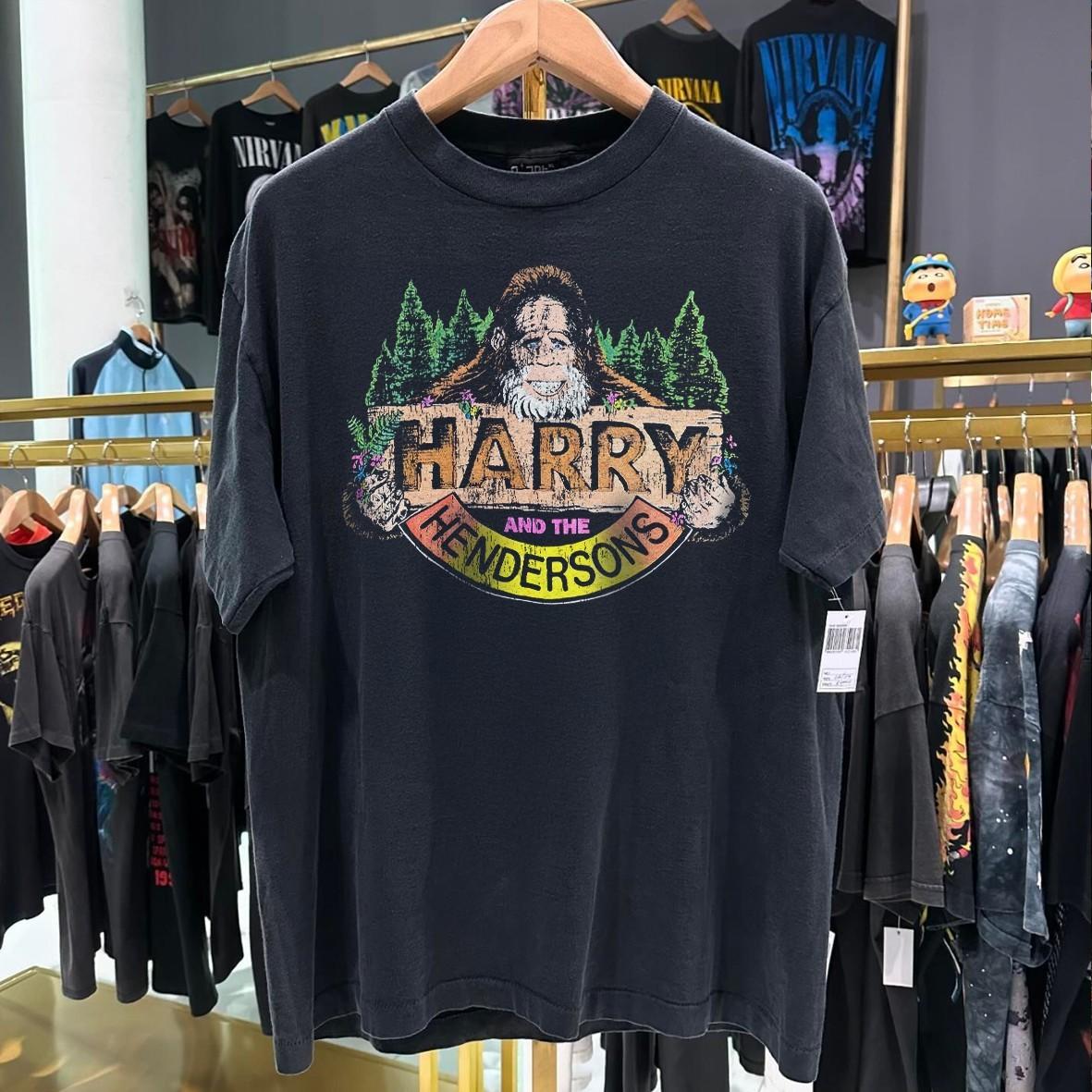 Harry And The Hendersons Rare T-Shirt Black S L