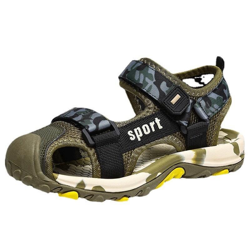 

Босоножки для мальчиков 2025 лето новые модные детские баотоу мальчики пляжная обувь средние и старшие дети мягкая подошва нескользящая и износостойкая 12 inner length = insole length