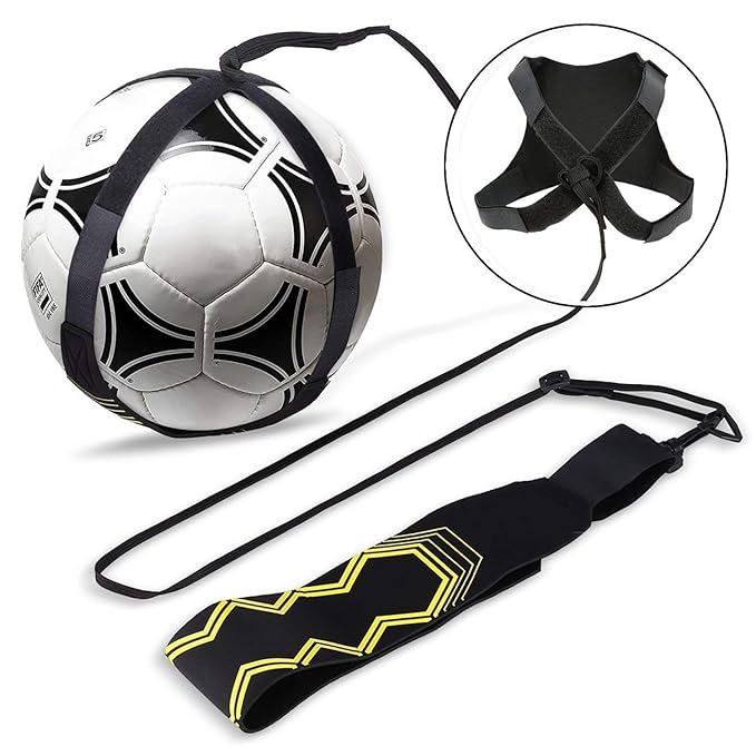 Football Trainer Elastic Band for Improving Footwork, Drill Training Aid - Adjustable (Children and Adults)