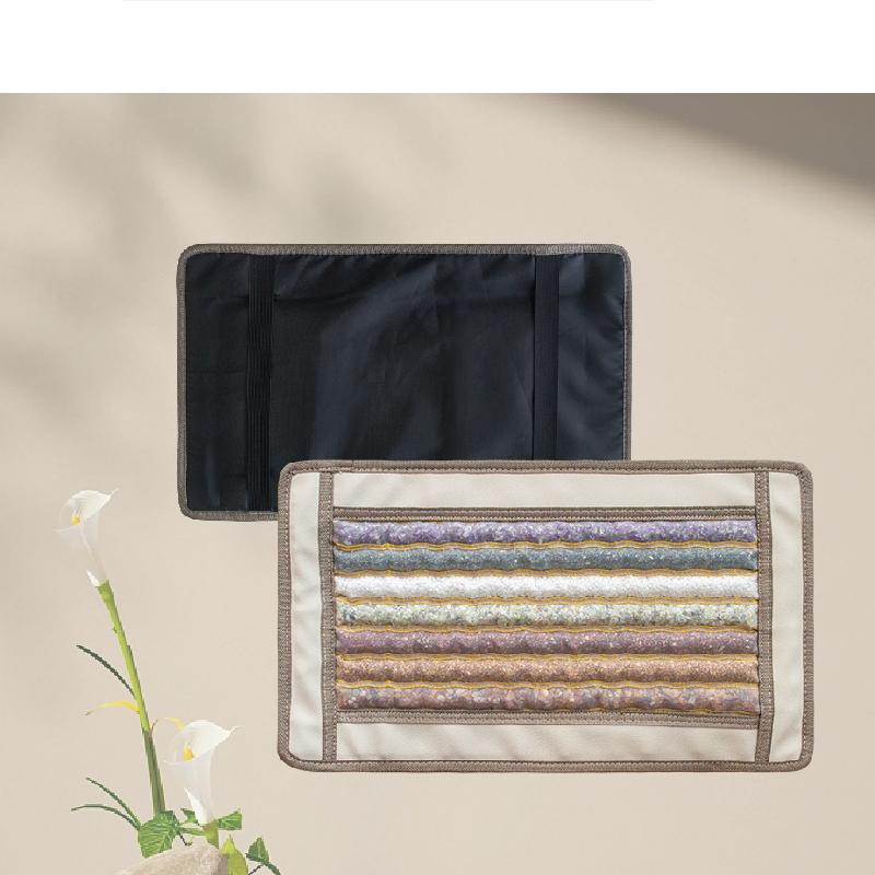 Husă de pernă cu 7 cristale pentru masaj curcubeu, pernă cu infraroșu îndepărtat, ametist, jad, piatră prețioasă pentru somn, husă de pernă încălzită pentru terapie