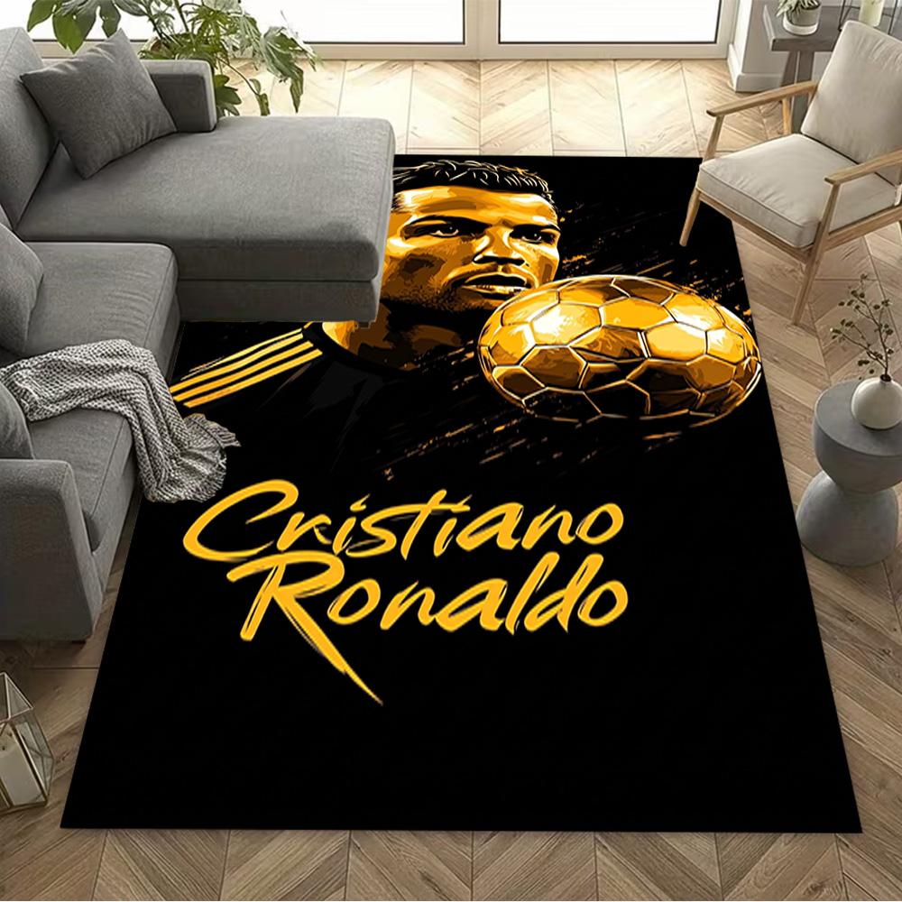Juventus Player Action Floor Mat Design for Living Rooms Entryway Playrooms Outdoor Anti-slip Rug Anime Office Decor Perfect Gift for Women/Men