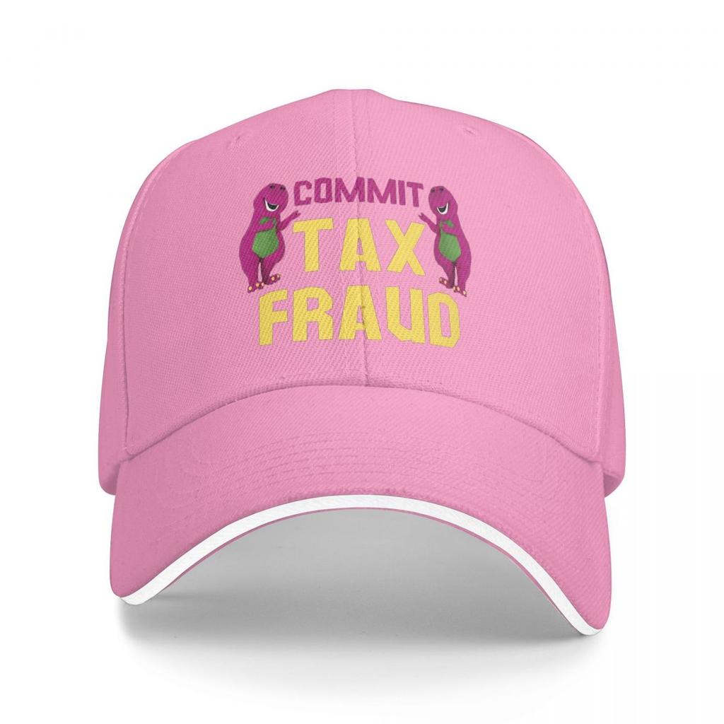 Unisex Baseball Hats Retro Commit Tax Fraud Funny Outdoor Streetwear Summer Sports Baseball Caps Hip Hop Cap Casquette Hats