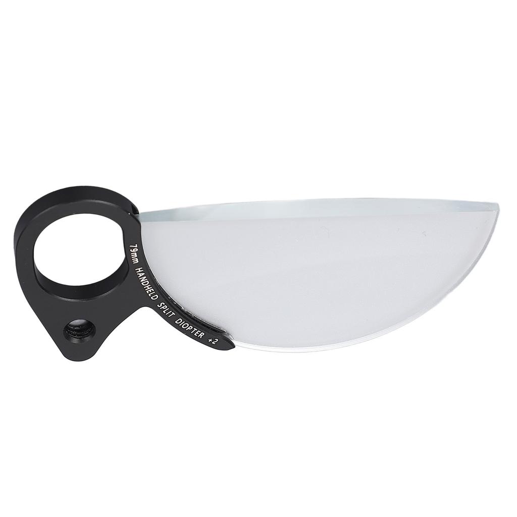79mm Handheld Split Diopter Filter Special Effect Filter Photography Semicircular Foreground Blur Prism Filter for
