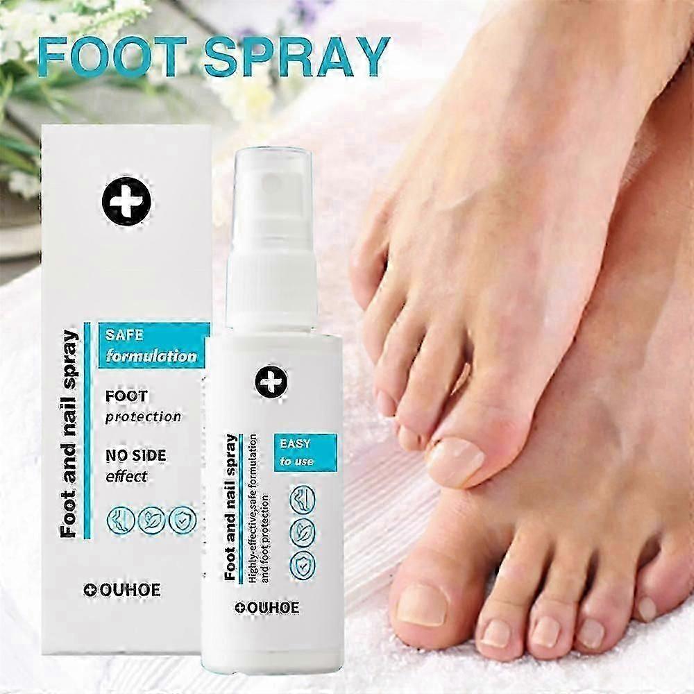 3 pezzi Spray per Piedi e Unghie, Cura dei Piedi Naturale e Potente
