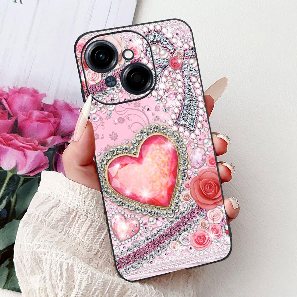 6.67'' For Tecno Spark Go 1 Case Pop 9 Cover Cute Cat Cartoon Fashion Butterfly Boy Girl Back Cover For Tecno Pop 9 Phone Case