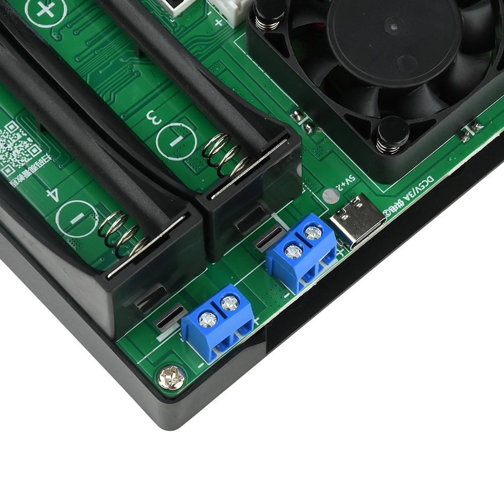 New 4 Channel Battery Capacity Tester 18650 21700 Battery Capacity Tester Type-C LCD Display MAh Load Internal Resistance Tester
