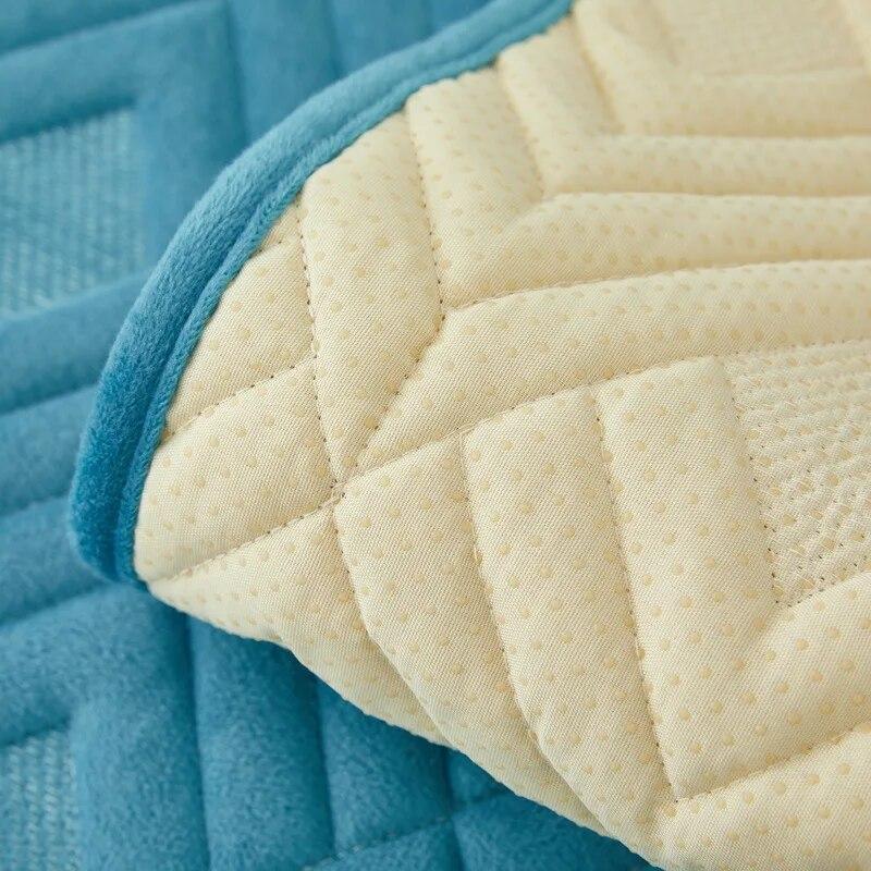 Fashion Winter Sofa Cover Thick Comfortable Plush Living Room Sofa Cushion Warm Non-Slip Velvet Sofa Backrest Armrest Cushion