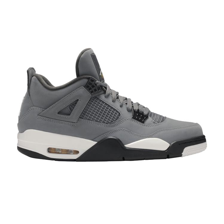 Air Jordan 4 Retro Cool Grey 2019 Unisex Sneakers Chrome Dark-Charcoal 308497-007