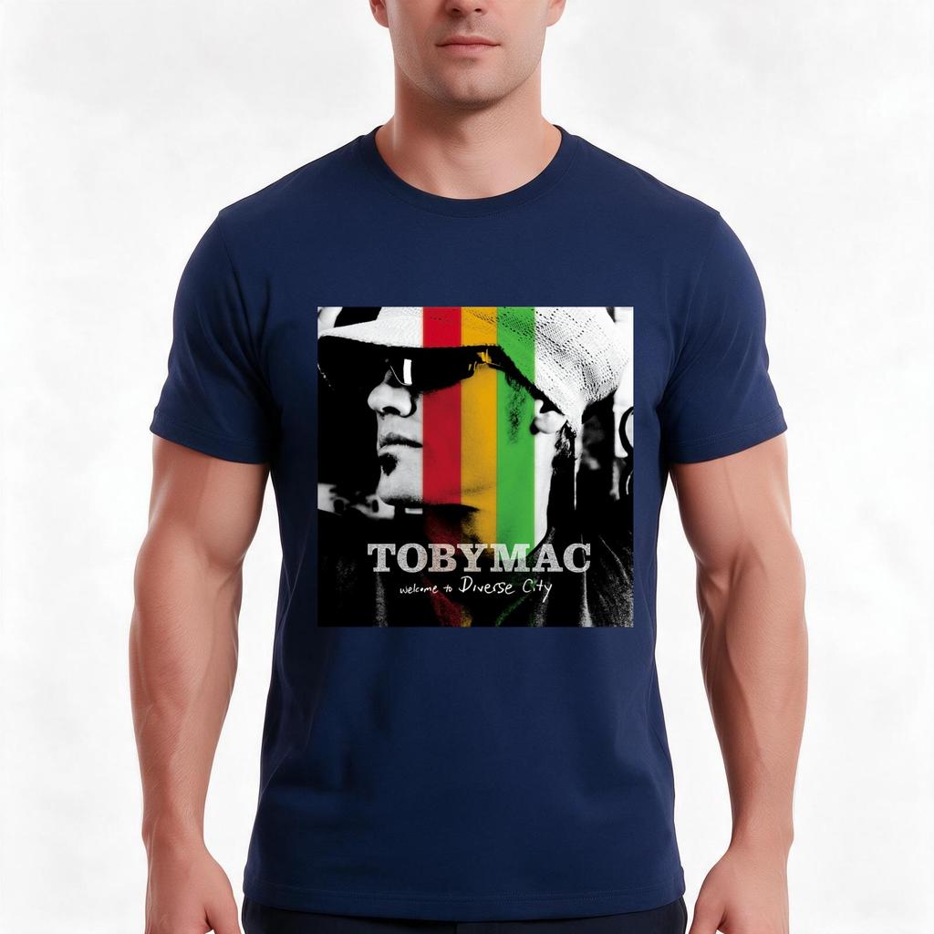 Tobymac Welcome To Diverse City Tshirt Summer Casual Cotton Tee Oversized Streetwear Tops Vintage Graphic Print 100 Cotton