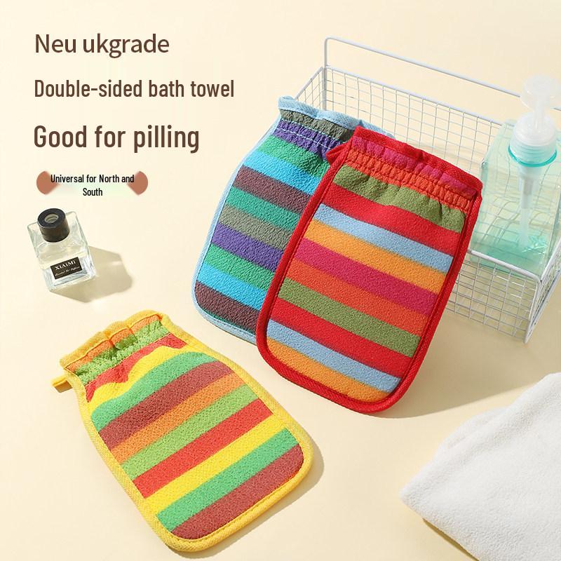 Dual-Sided Exfoliating Bath Mitt: Effortless, Gentle Scrub for Men & Women