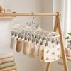 Stainless Steel Sock Drying Rack Windproof Clothes Hanger Portable Underwear Holder  Outdoor Drying