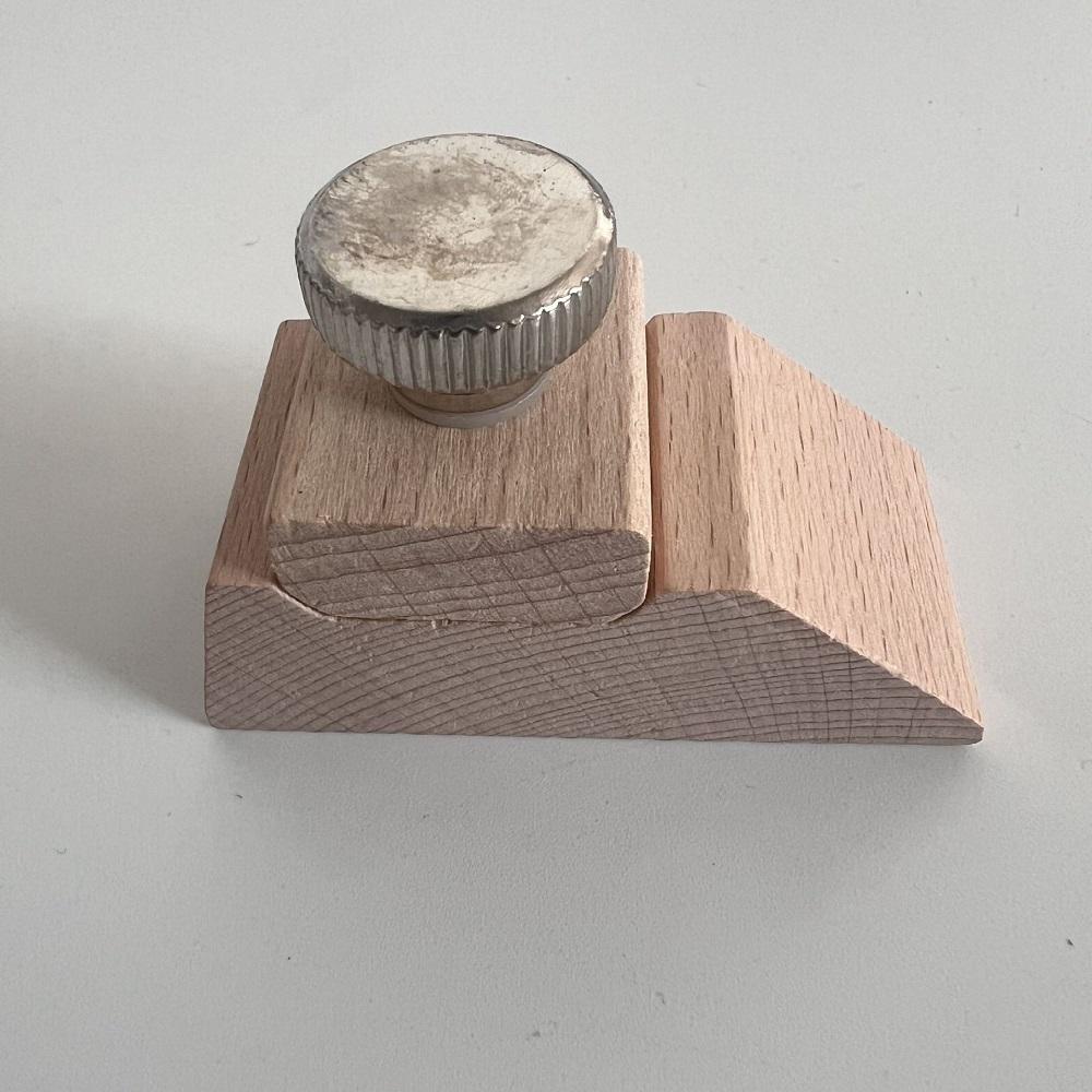 

Beech Wood Sanding Block, Leather Edge Polisher & Sandpaper Holder for DIY Leathercraft, Edge Finishing, Sealing & Polishing