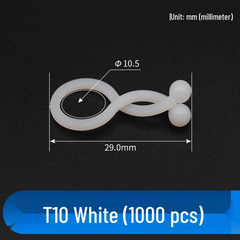 Ball-Shaped Buckle Cable Tie & Clamp Organizer - Flexible Wire Twist & Fixer