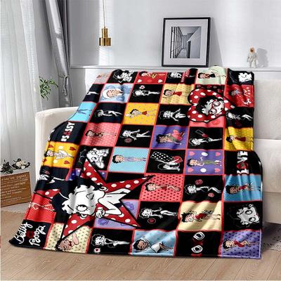 Kreskówka Anime Seksowna Koc Startowy dla Dzieci Super Miękki Uroczy Koc Podróżny Kanapa Sofa Piknik Koc Flanelowy Prezent Urodzinowy