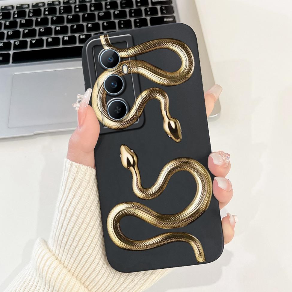 Funda For Realme C65 RMX3910 Back Cover For Realme C65 4G Case Shockproof Luxury Flowers Cute Cartoon Cool Silicone Bumper Coque