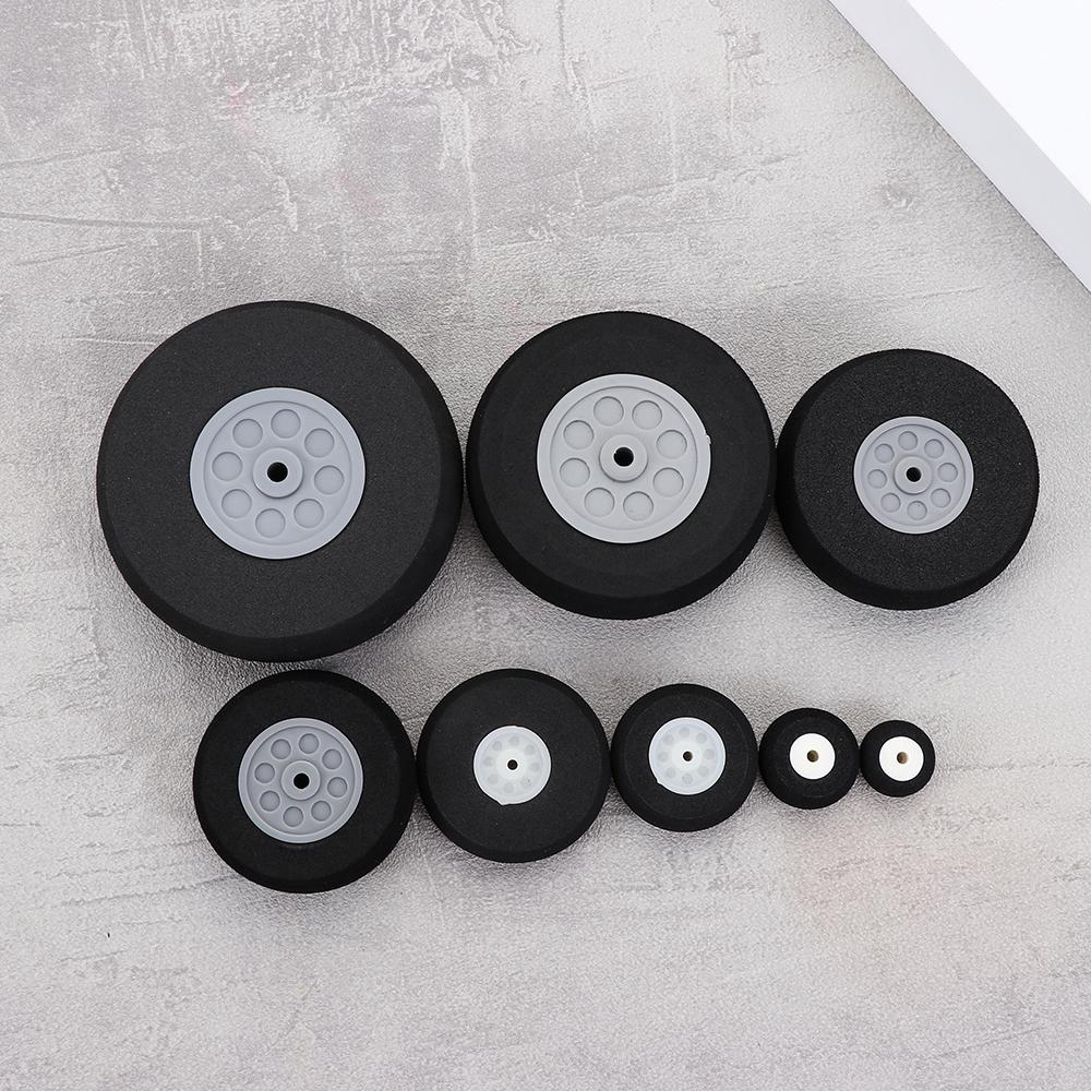 Tail Wheel Rubber PU Plastic Hub 1" - 3" Inch For RC Airplane Replacement Parts Kids DIY Plane Toys Accessories Spare Parts