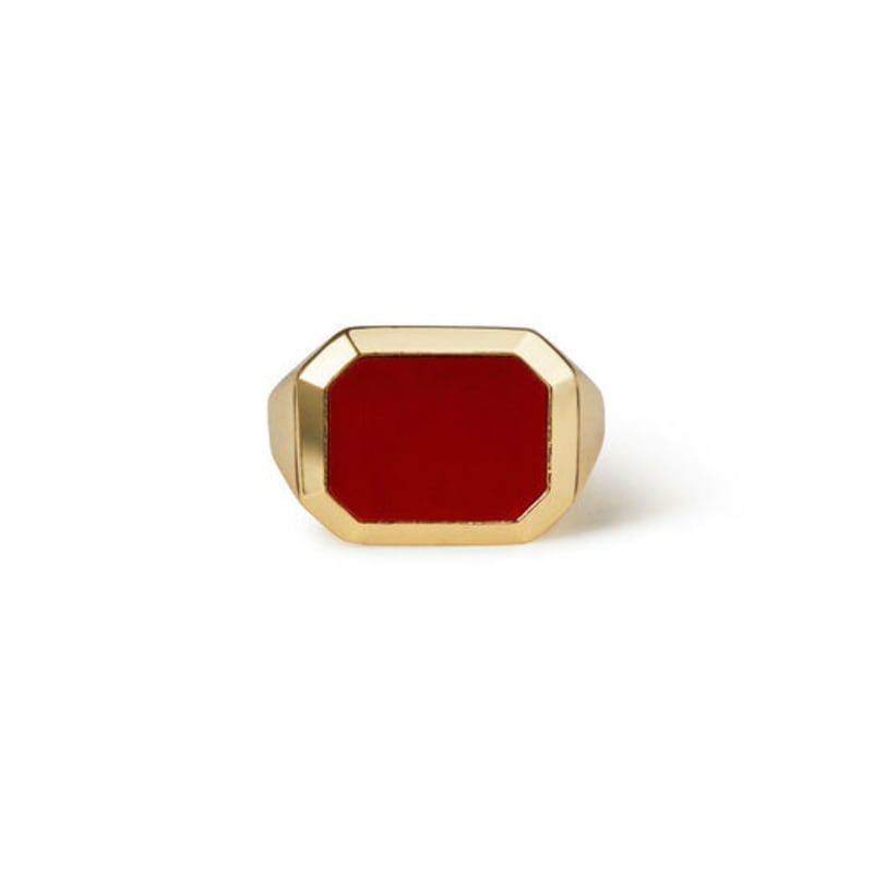 PANACHE CHASUNYOUNG Carnelian Signet Ring